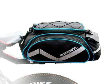 Велосумка на багажник Roswheel Bag 300D PU (13L) Blue